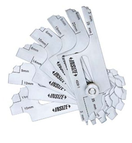 FILLET WELDING GAUGE 4836-1 INSIZE MAKE