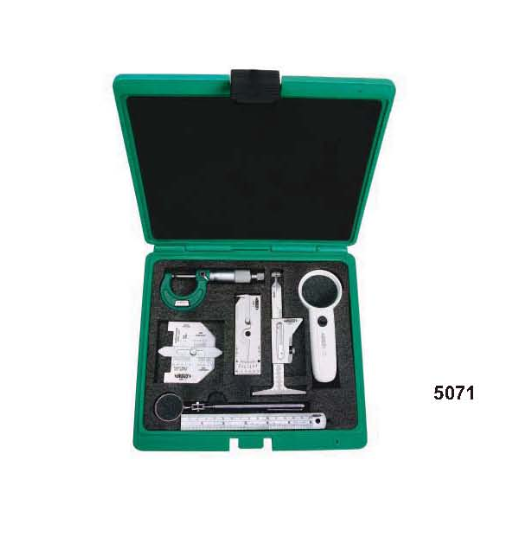 7-PIECE WELDING GAUGE SET 5071 INSIZE MAKE