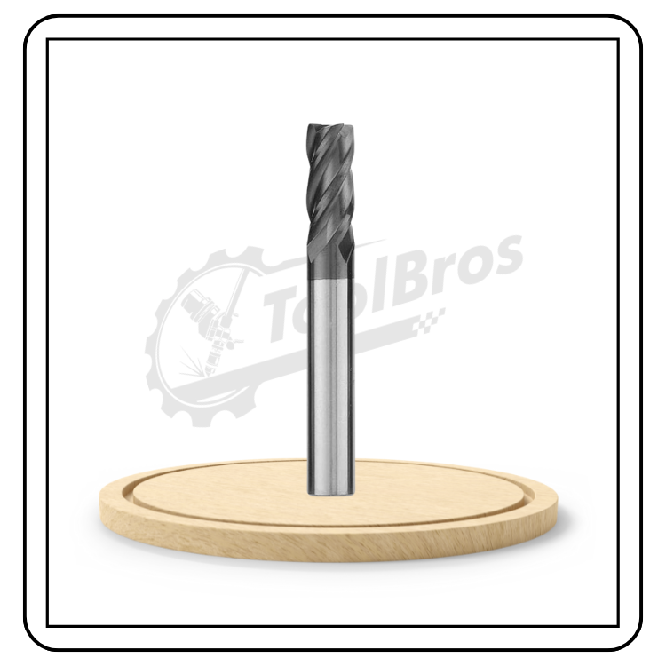 4MM ENDMILLS FLAT 45HRC 2 & 4 FLUTE 75/100MM LONG