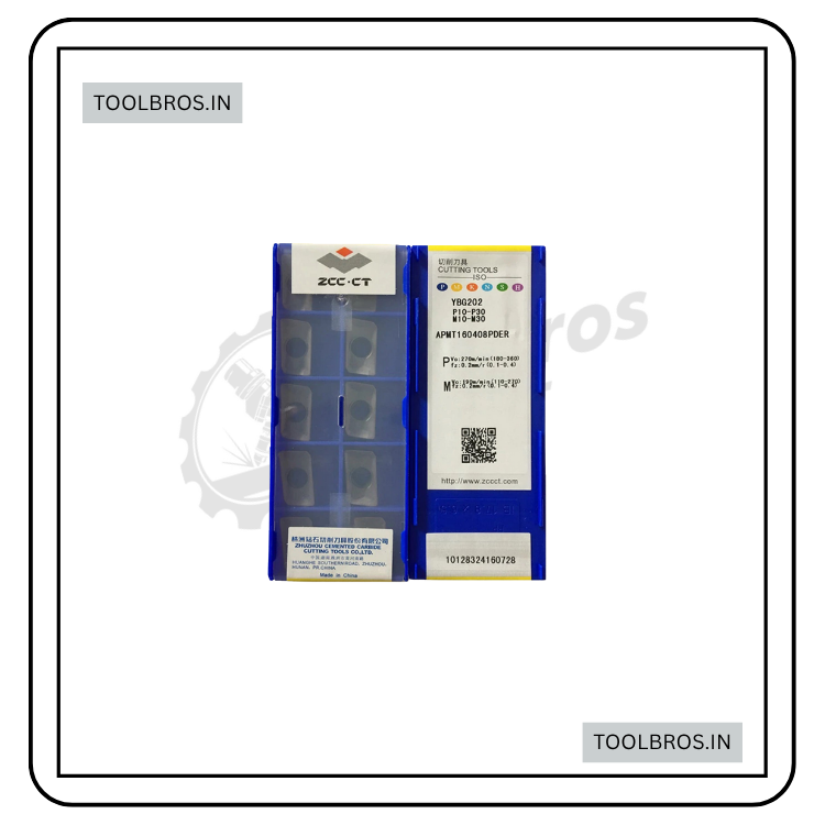 zccct APMT1604 Carbide Insert ybg 202/205 pack of 100