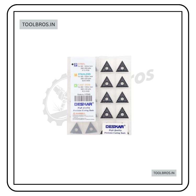 TNMG 160404/08/1.2 CQ LF9218 Deskar steel and stainless steel grade insert pack of 10 Pcs