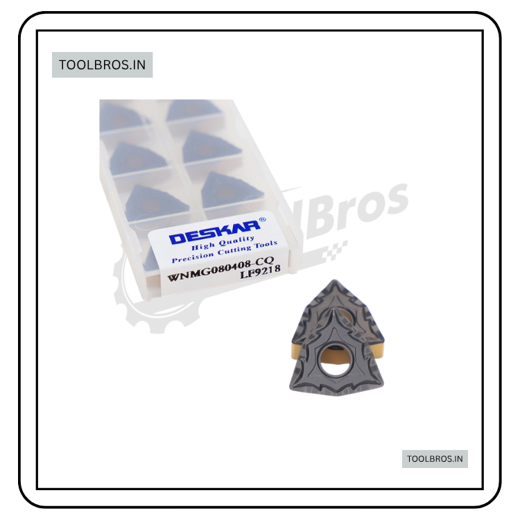 WNMG 080404/08/1.2 CQ LF9218 Deskar steel and stainless steel grade insert pack of 10 Pcs