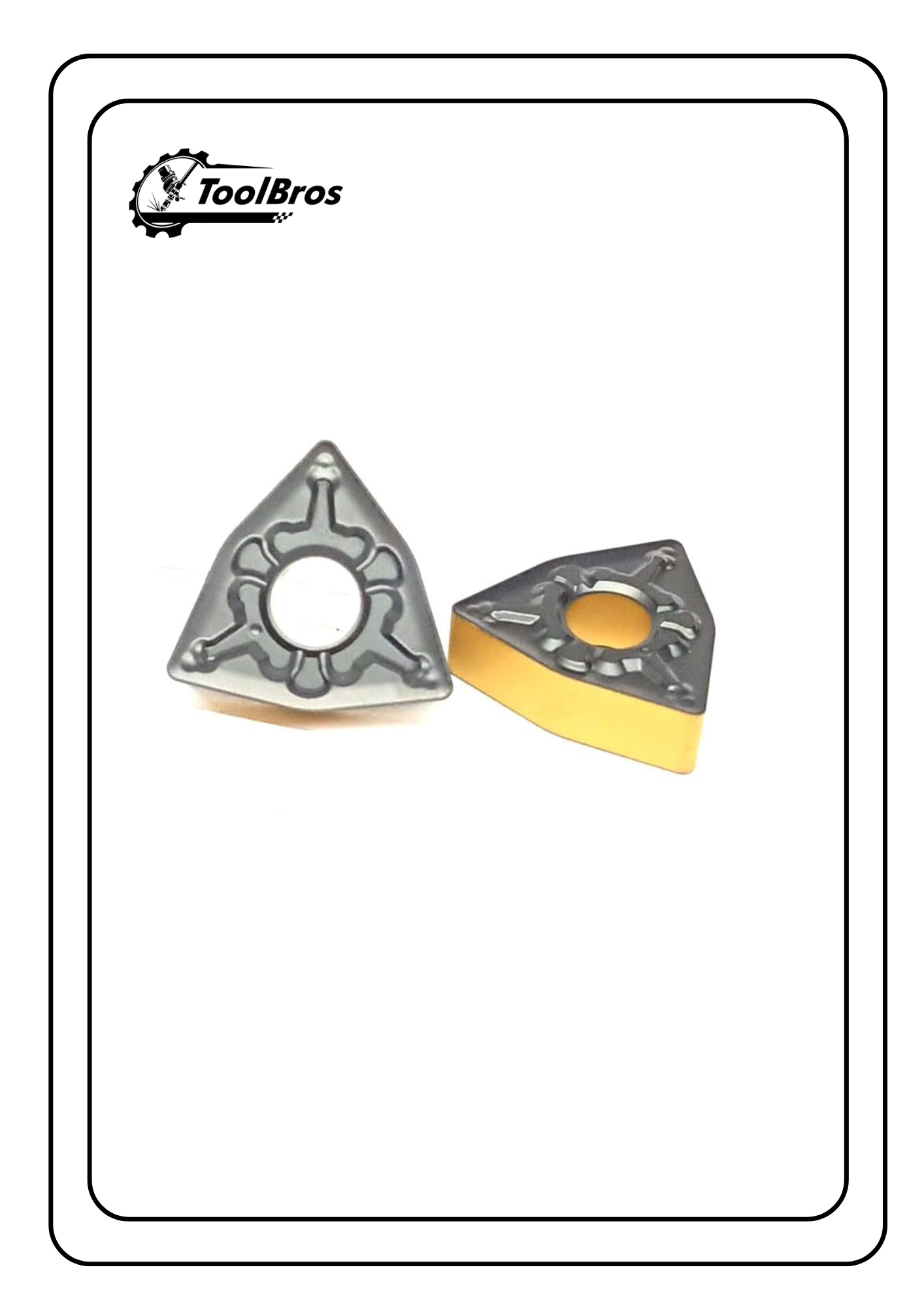 WNMG080404/08/1.2 RADIUS Chipbreaker Insert Steel Grade Of Pack Of 10