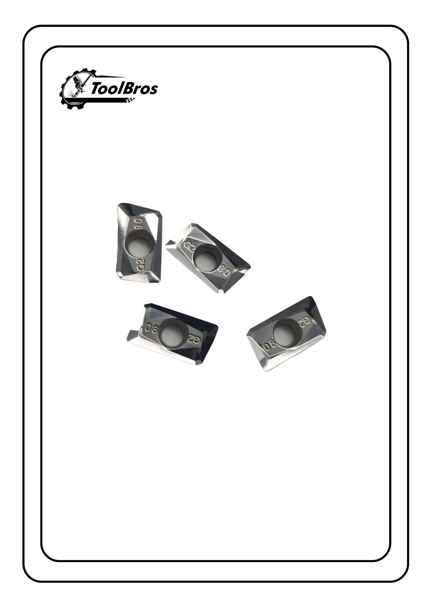 Carbide Insert APGT1604/APMT 1135 toolbros Pack Of 10 Pcs