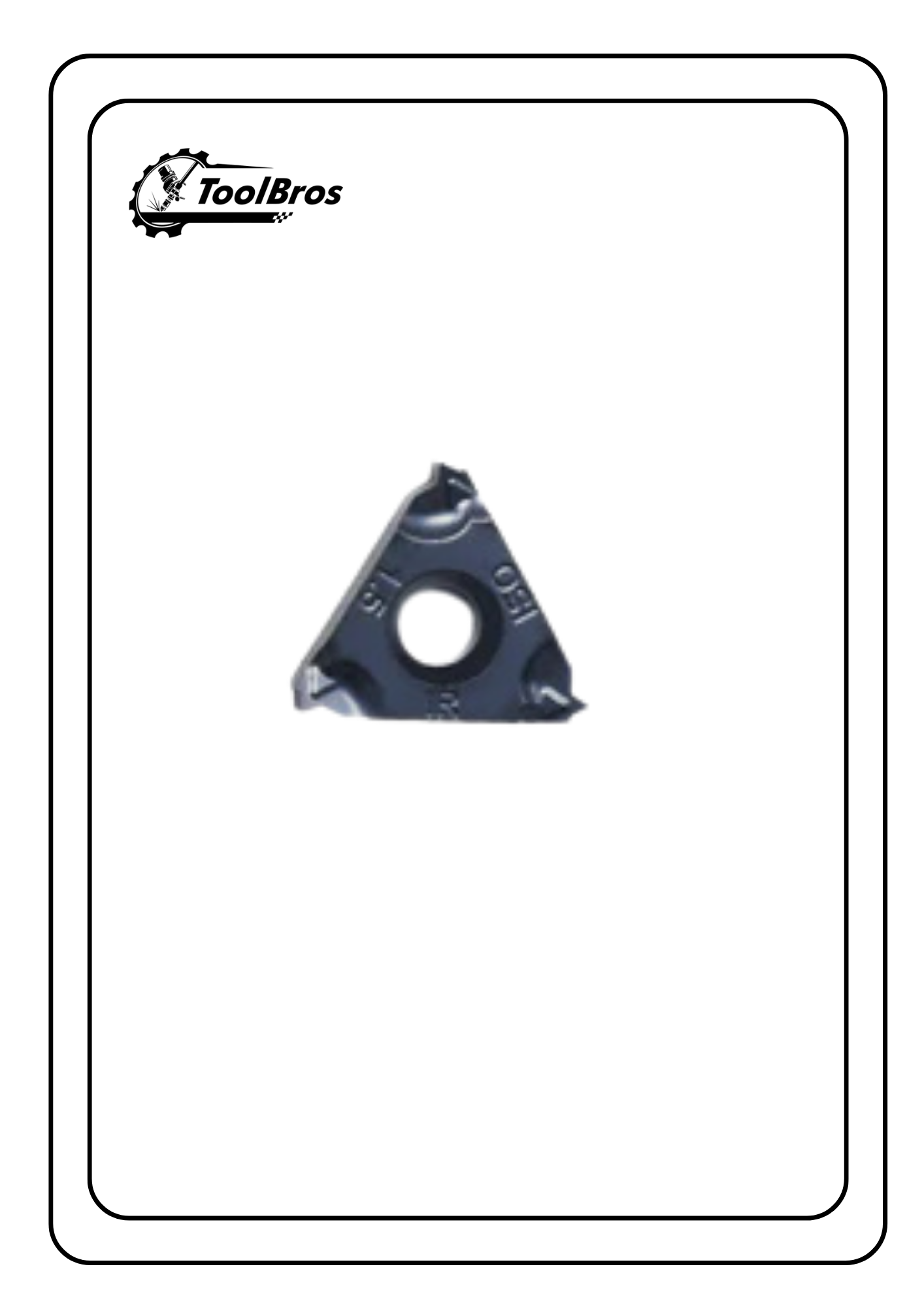 16ER/IR 1.5 ISO External/Internal Threading insert Pack Of 10