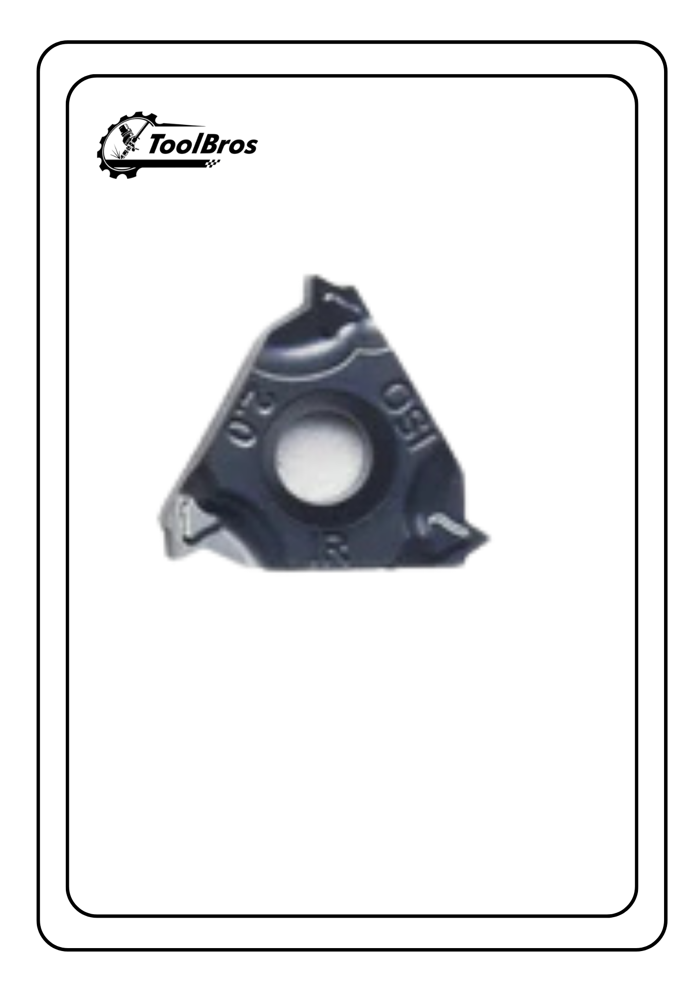 16ER/IR 2.0 ISO External/Internal Threading Insert pack of 10