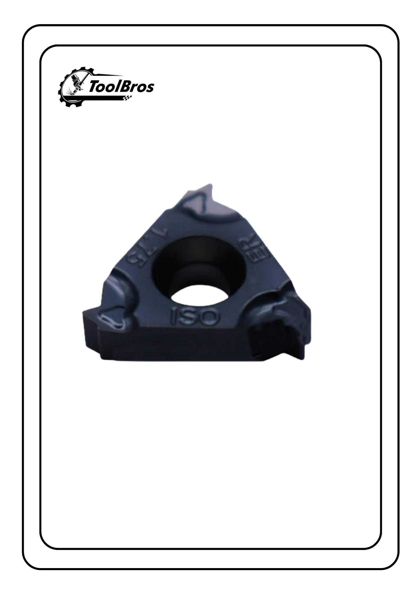 16ER/IR 1.75 ISO External/Internal Threading Insert pack of 10