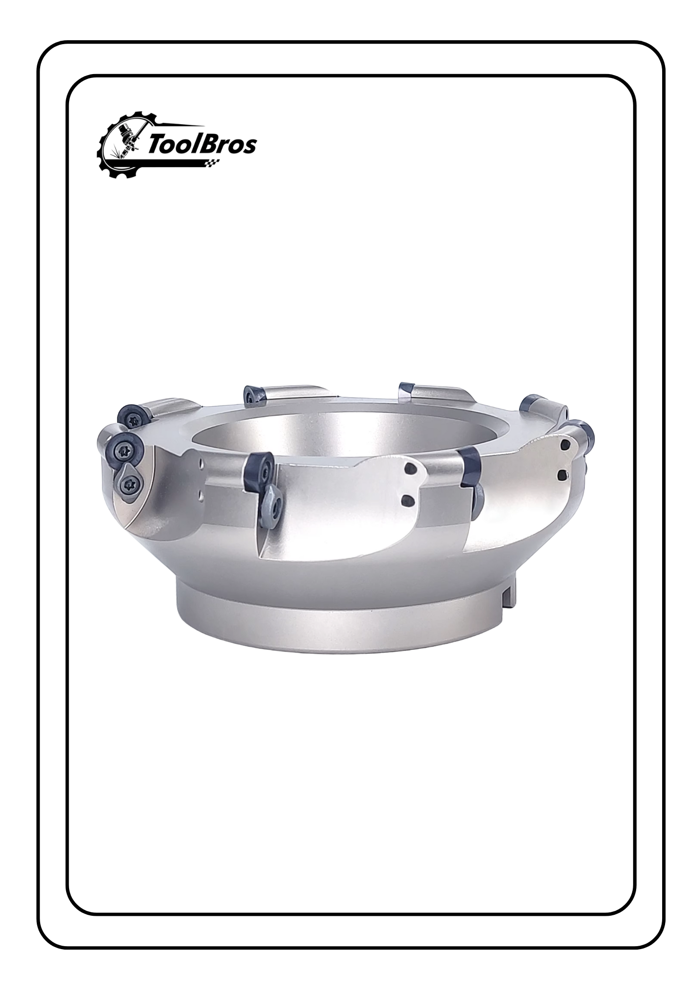 DIA 200MM APMT BORE 40 INSERT 10T FACE MILL CUTTER