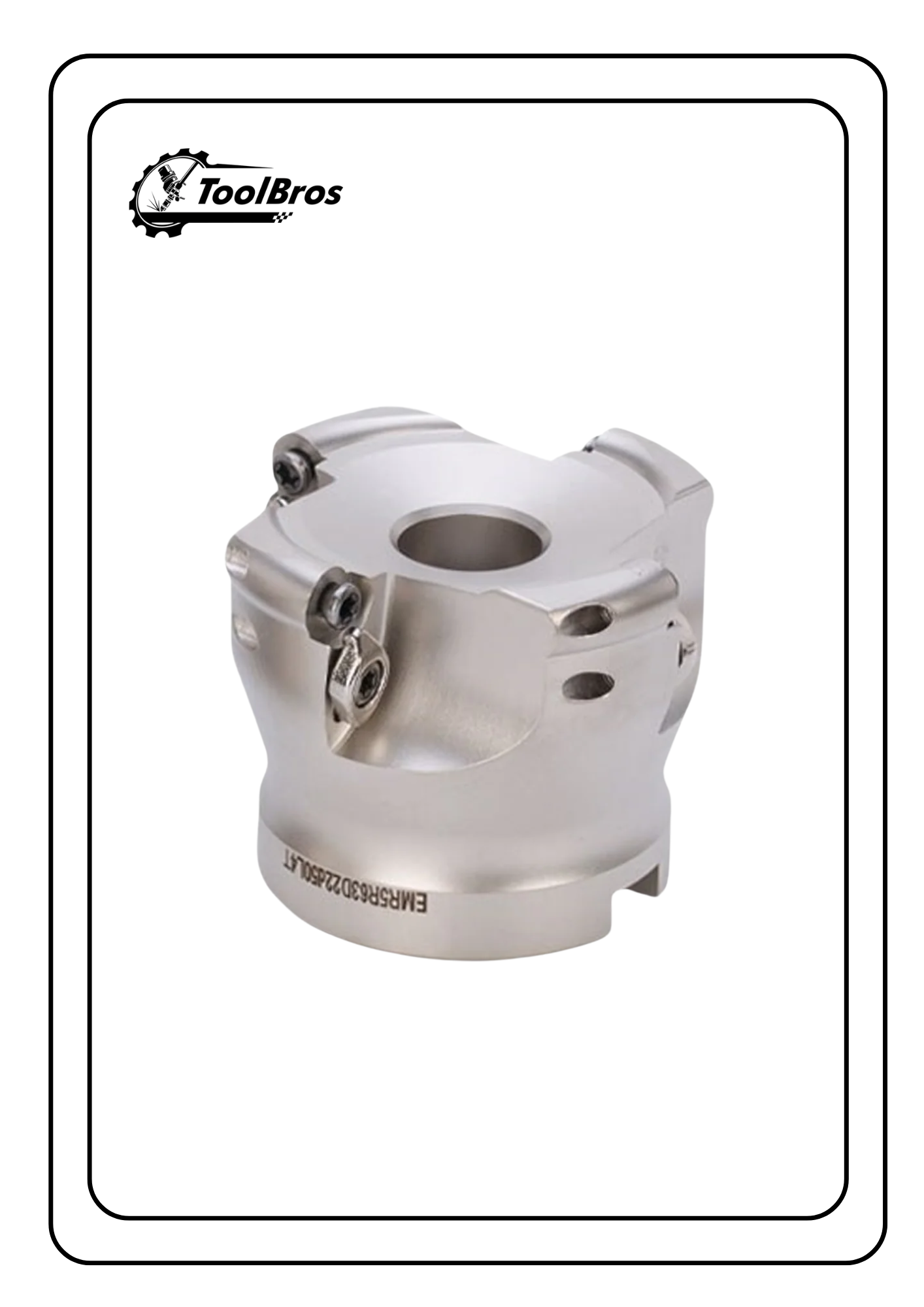 DIA 63MM RPMT BORE 22 INSERT 4T FACE MILL CUTTER