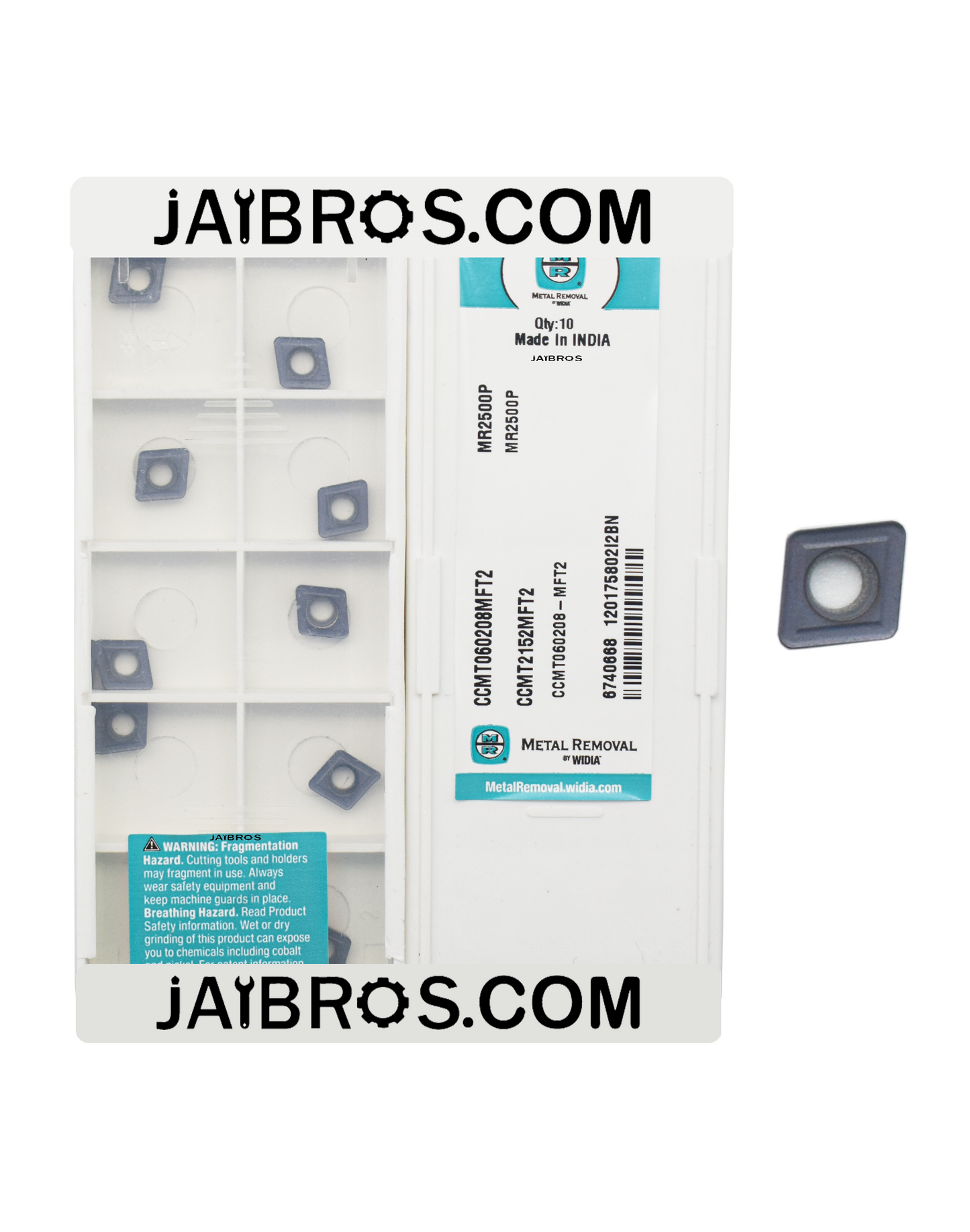 Widia ccmt60204/08 mr2500Pcarbide insert pack of 100