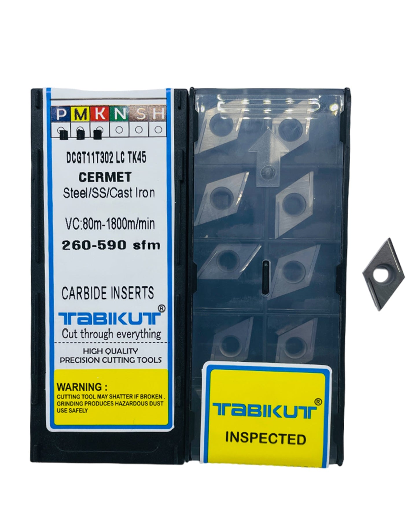 DCGT11T302/04 C PROFILE TB45 Cermet insert pack of 10