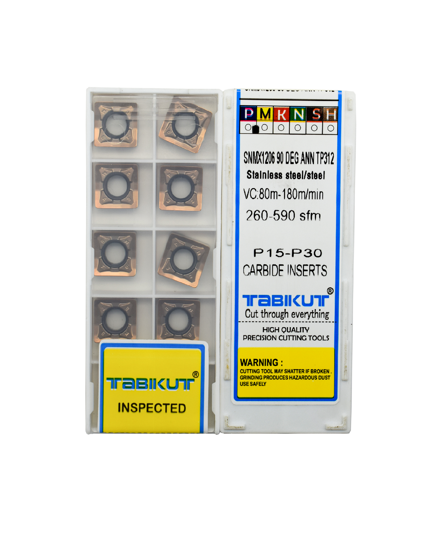 SNMX1206 90 degree ANN Steel And Stainless Steel Grade Pack of 10