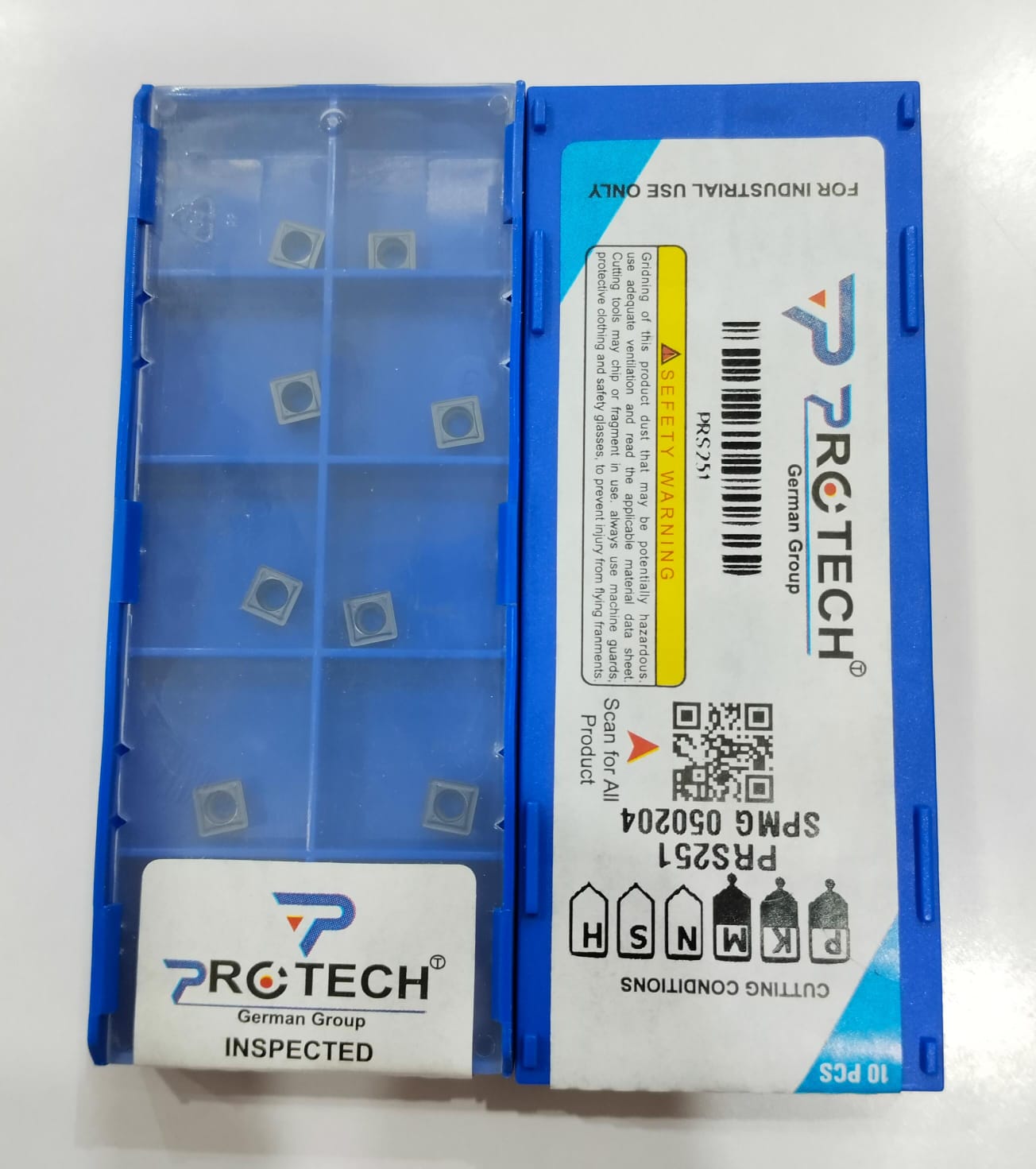 SPMG 050204 PRS251 CARBIDE DRILLING UDRILL INSERT FOR INDEXABLE U DRILL BLACK PACK OF 10