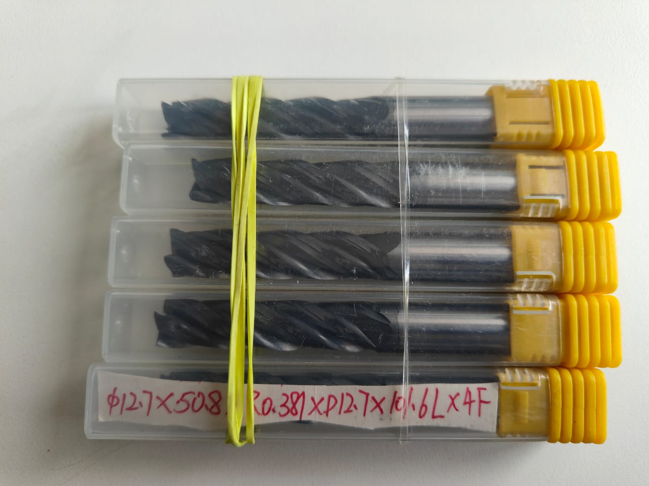 12.7 MM Endmill and ballnose 1/5 inch size 2/4 flutes 63 hrc nano coating