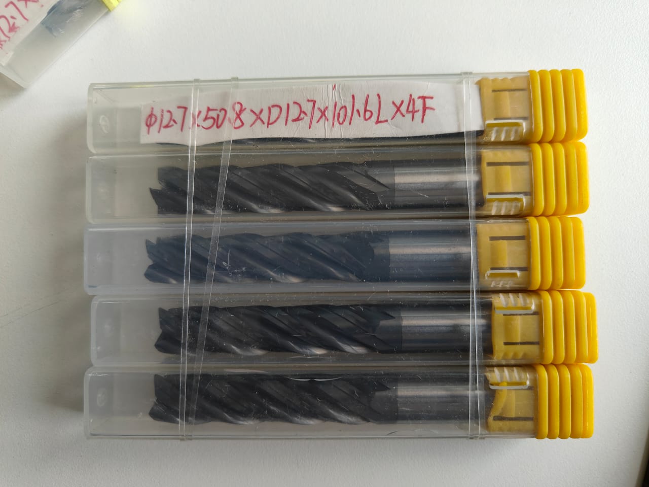 12.7 MM Endmill and ballnose 1/5 inch size 2/4 flutes 63 hrc nano coating