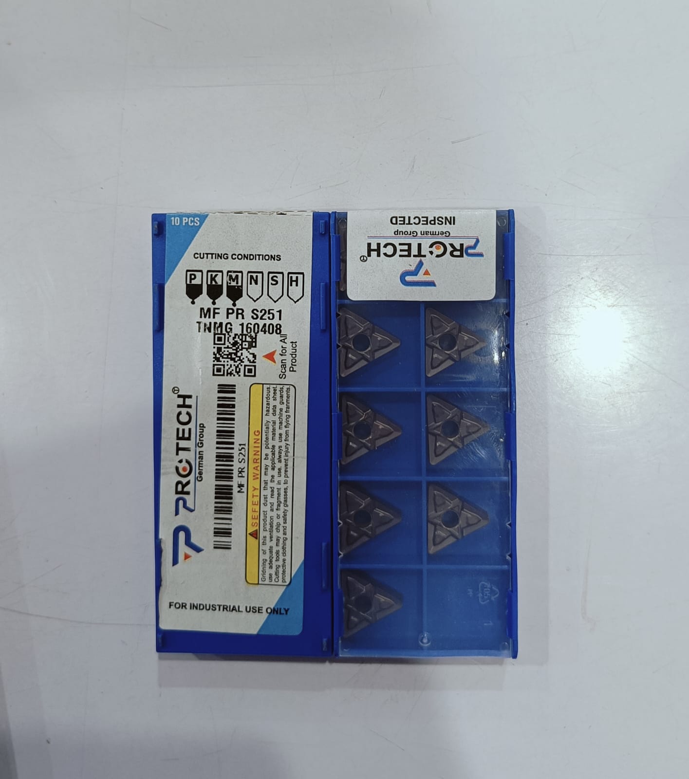 TNMG 160404 /08/12 MF PR S251 Insert MULTI Grade Of PROTECH Pack Of 10