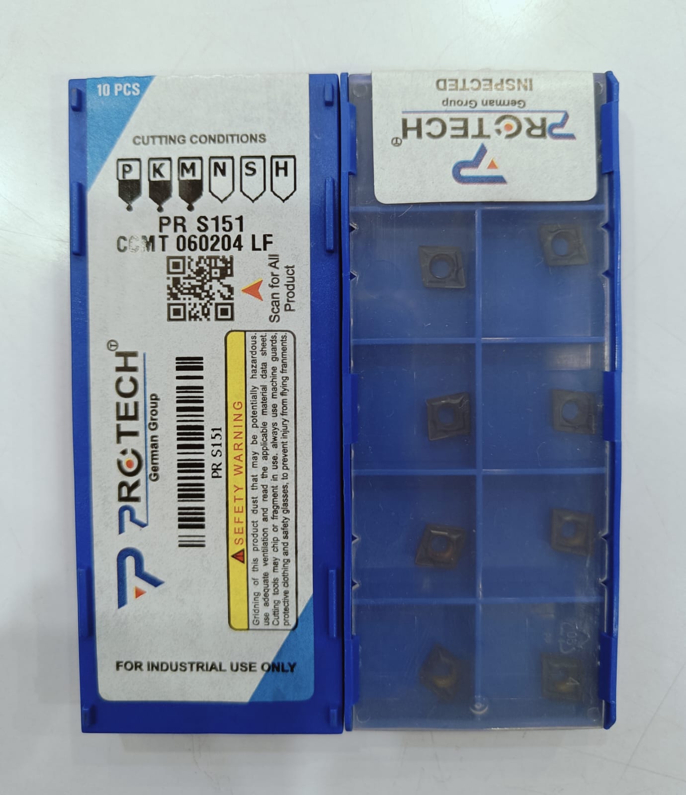 CCMT 060204/08 LF151 Carbide Insert For MULTI GRADE Pack Of 10
