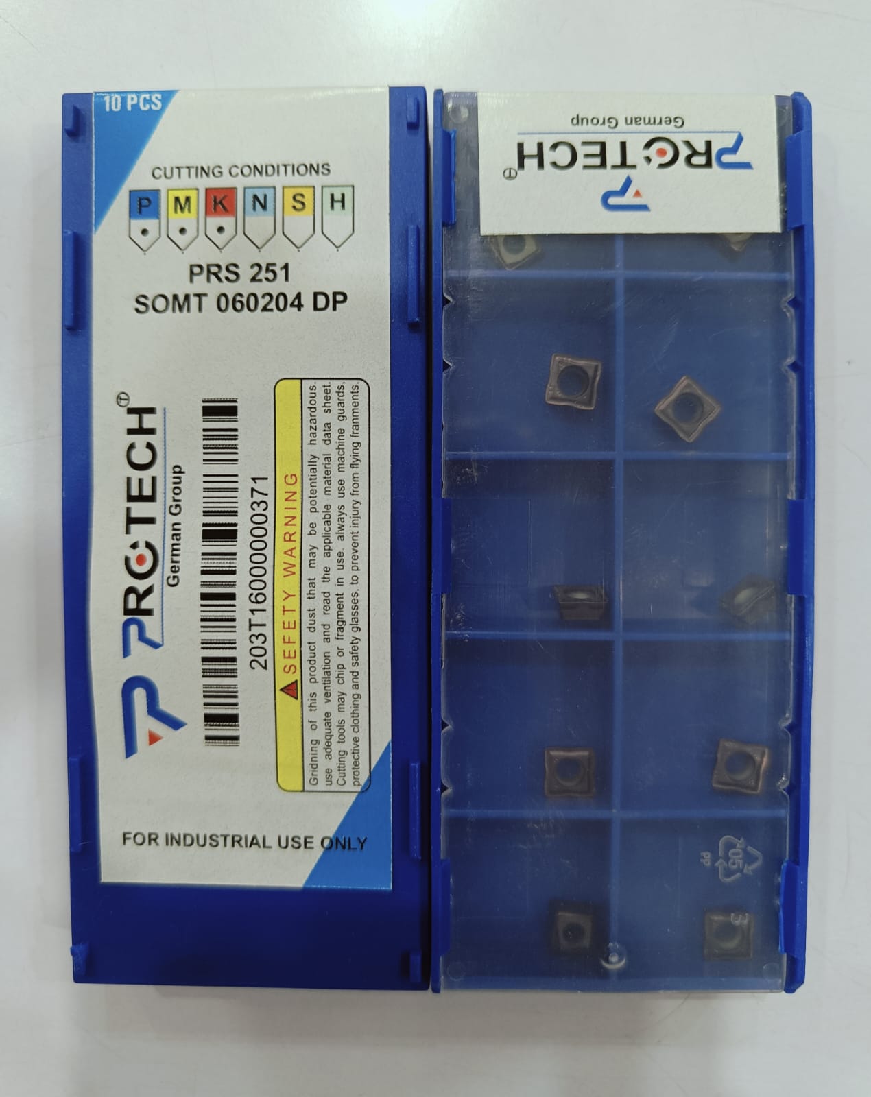 SOMT040204/5/6/7/911/14 PROTECH carbide insert MULTI grade pack of 10