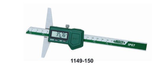 IP67 WATERPROOF DIGITAL DEPTH GAUGES INSIZE MAKE