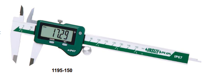 IP67 WATERPROOF DIGITAL CALIPERS INSIZE MAKE