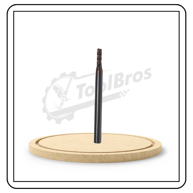 2/2.5MM ENDMILLS 55HRC 2 & 4 FLUTE FLAT 50L
