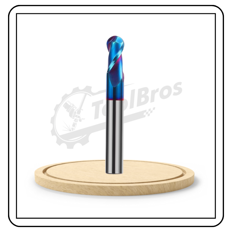 4MM BALLNOSE ENDMILLS 65HRC 2 & 4 FLUTE FLAT 50/75/100L