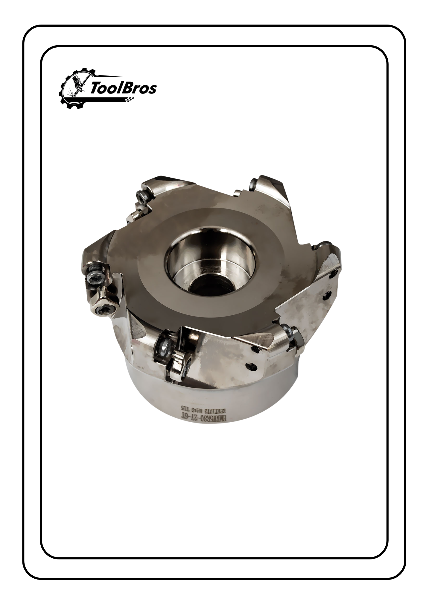DIA 80MM RPMT BORE 27 INSERT 6T FACE MILL CUTTER