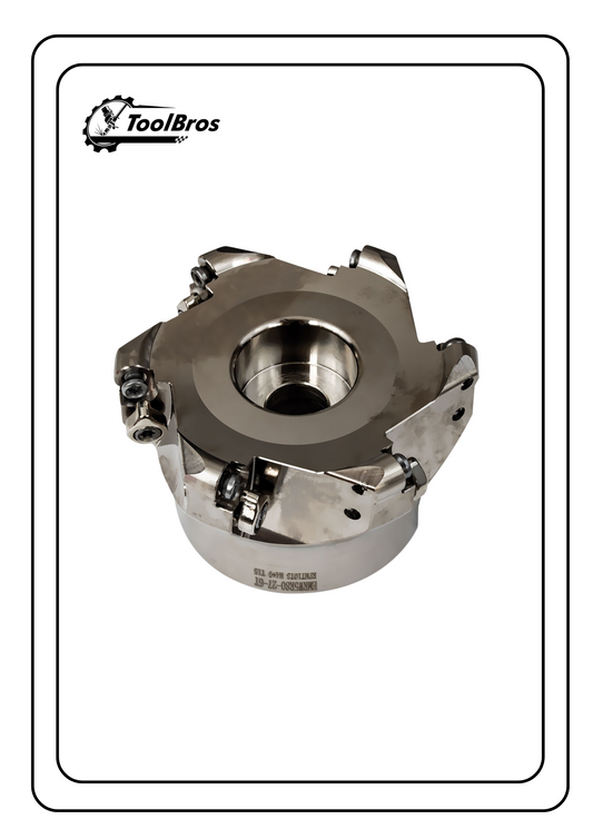 DIA 80MM RPMT BORE 27 INSERT 6T FACE MILL CUTTER