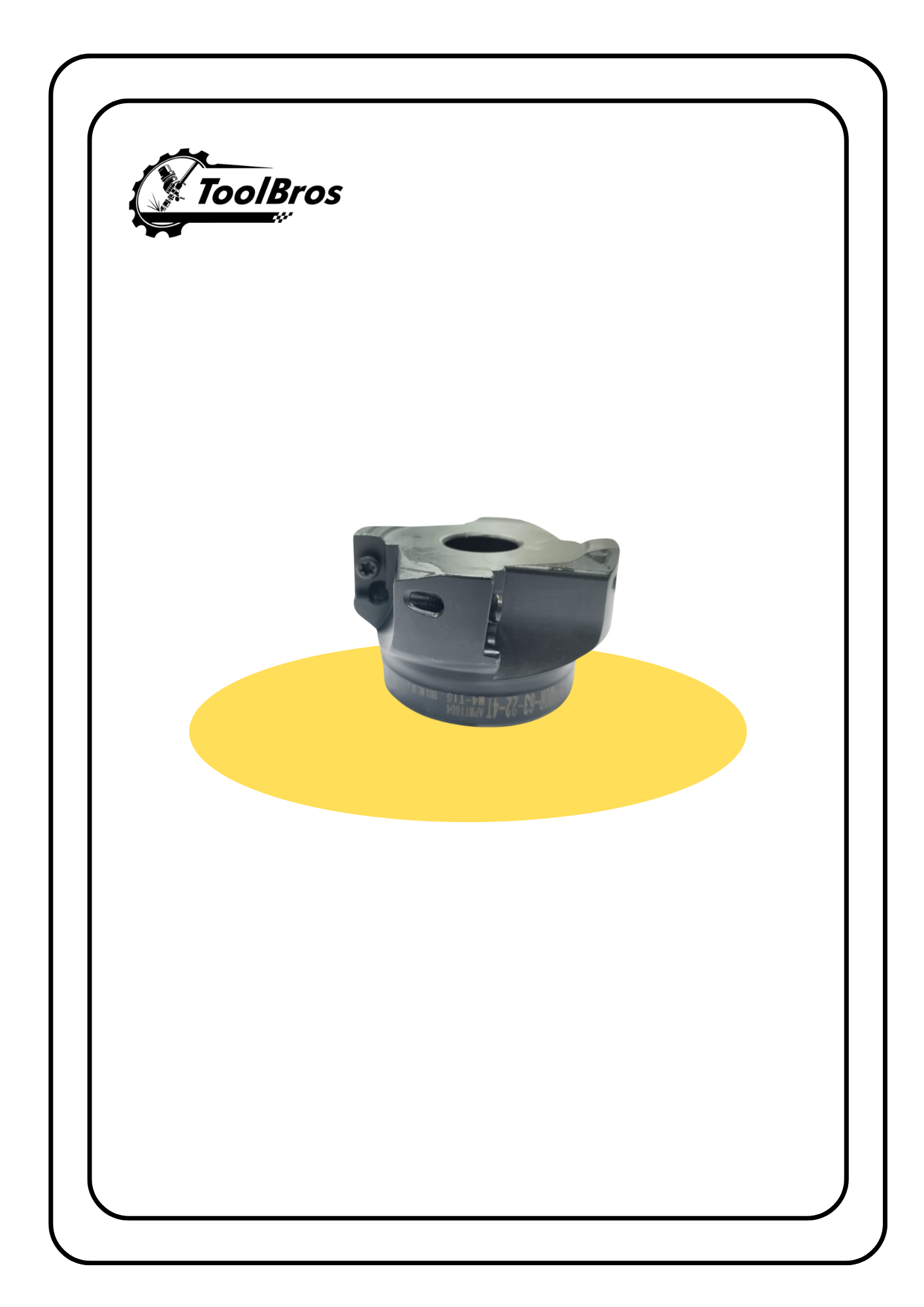 BAP400R-63-22-4T Face Milling Cutter Dia 63 Modular Type Suitable To A ...