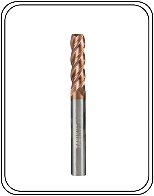 6X50 mm Carbide Endmill 55 HRC 4 Flutes Total Length Is 50 PACK OF 50