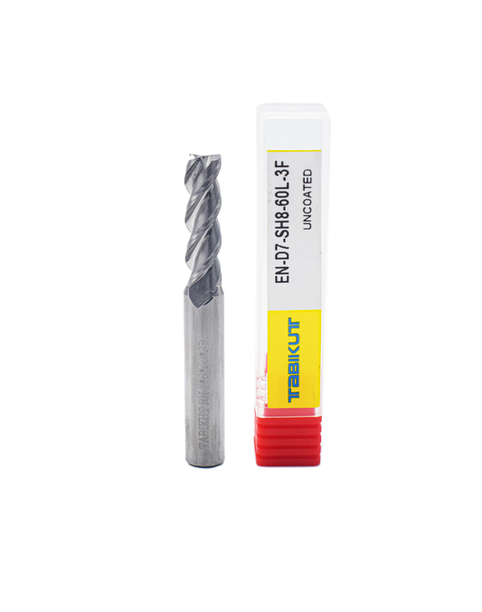 7 mm Uncoated endmill pack of 1