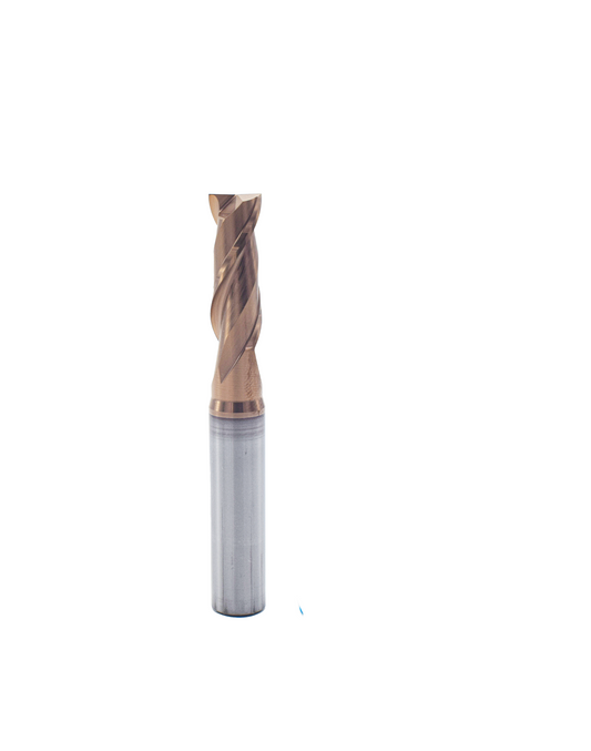 9 MM 2 flute cutter in 10 mm shank 45/55 hrc pack of 1