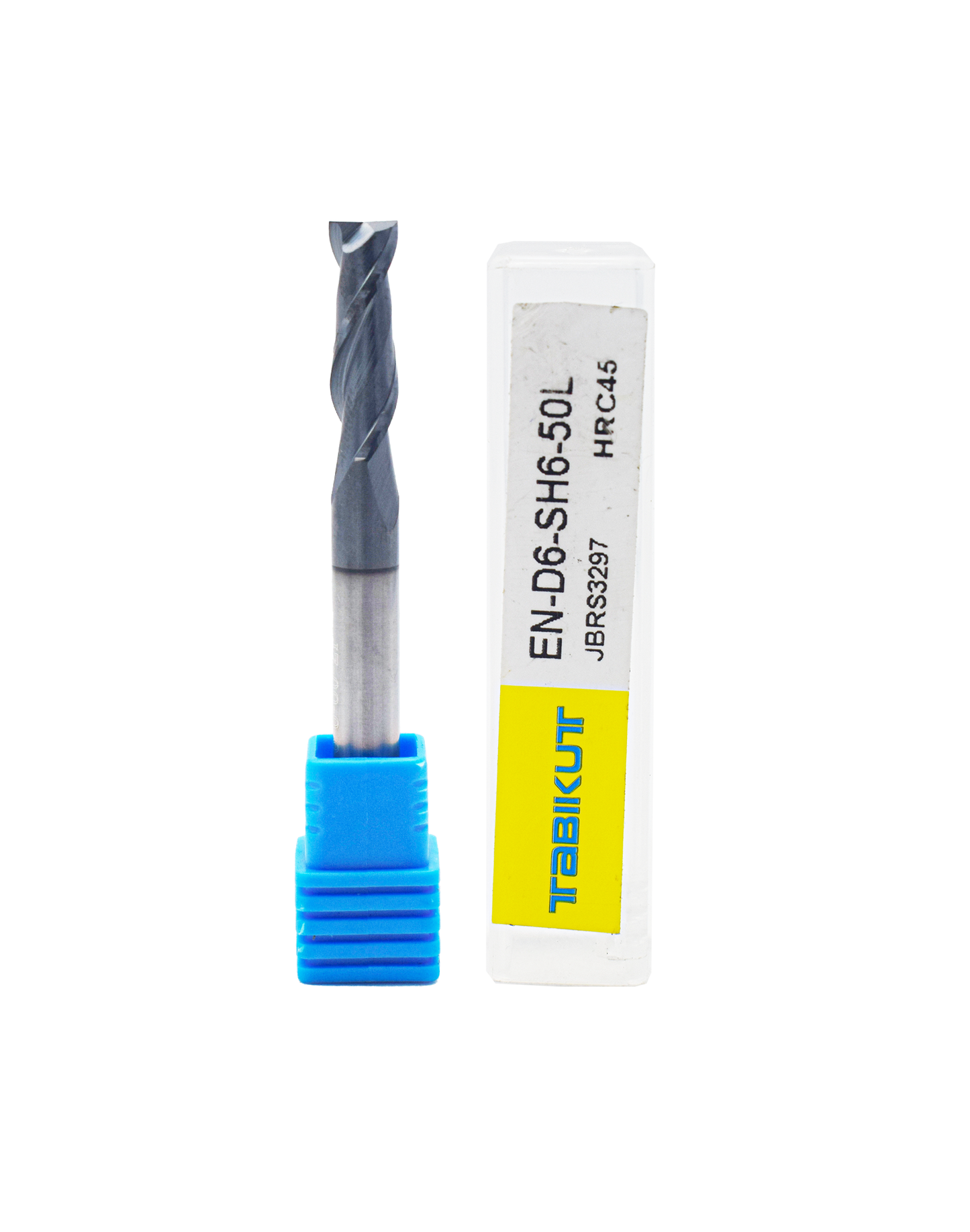 6 mm 2 flute cutter 45/55 hrc pack of 10