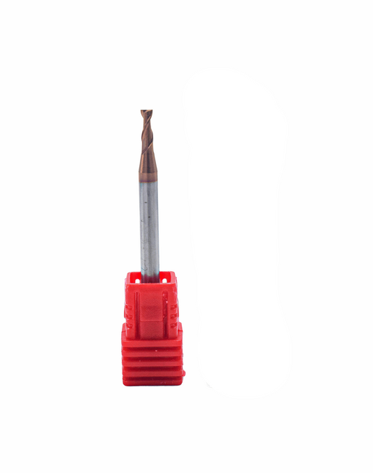 2.5 MM 2 flute cutter 45 hrc pack of 2