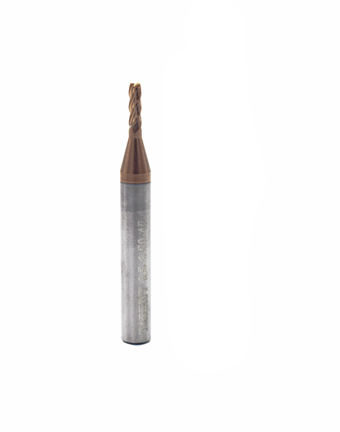 2.5 mm in 6 mm Shank Endmill 55 HRC pack of 1