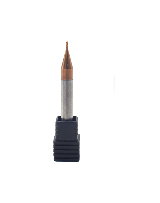 6mm Shank 1 mm ballnose 4 Flute 55 HRC pack of 1