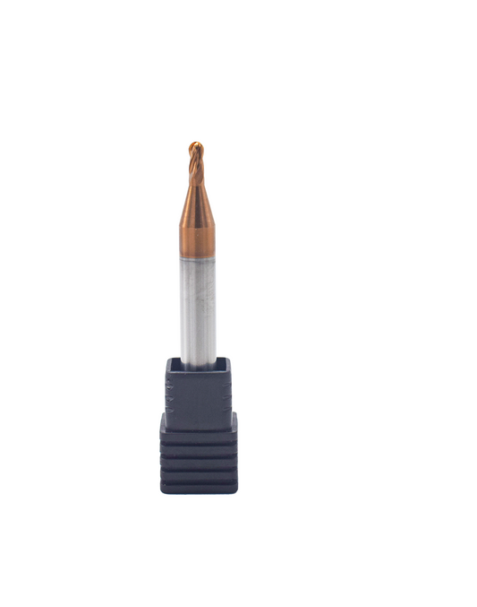 6mm Shank 2.5 mm ballnose 4 Flute 55 HRC pack of 1
