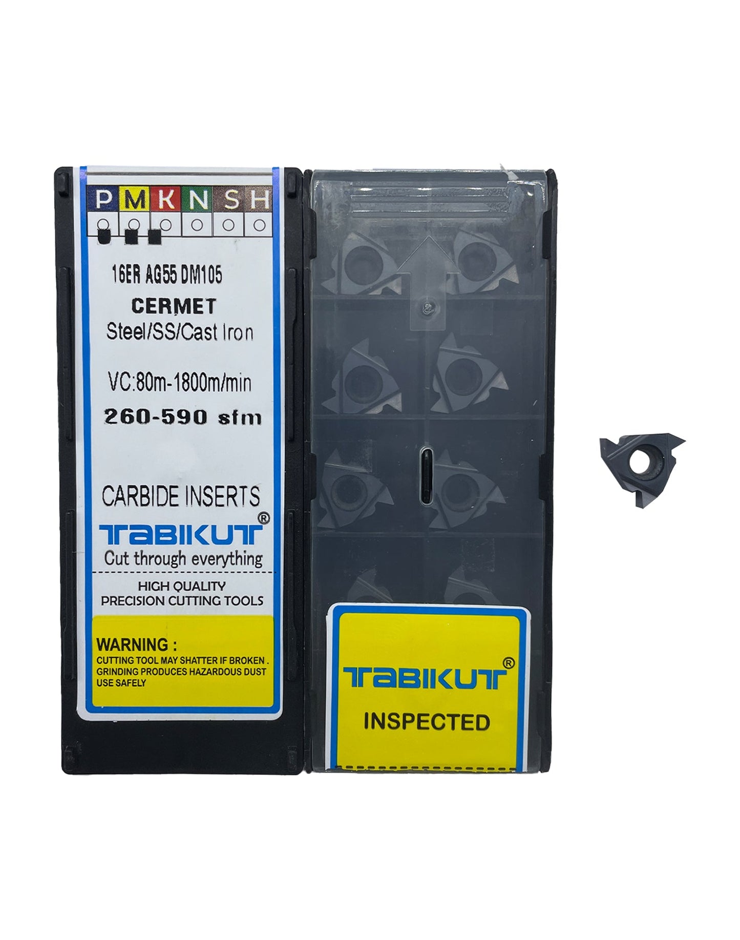 Cermet Threading inserts TB45 Cermet insert pack of 10