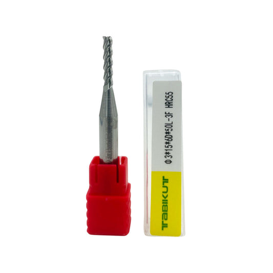 3 mm unocated endmill 4/6 mm shank pack of 2