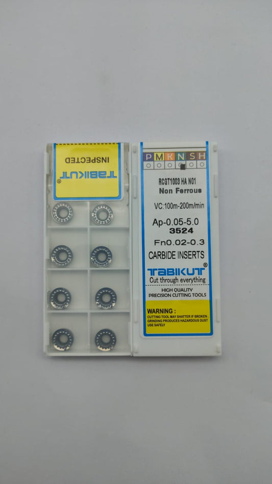 RCGT1003 Carbide Insert pack of 10