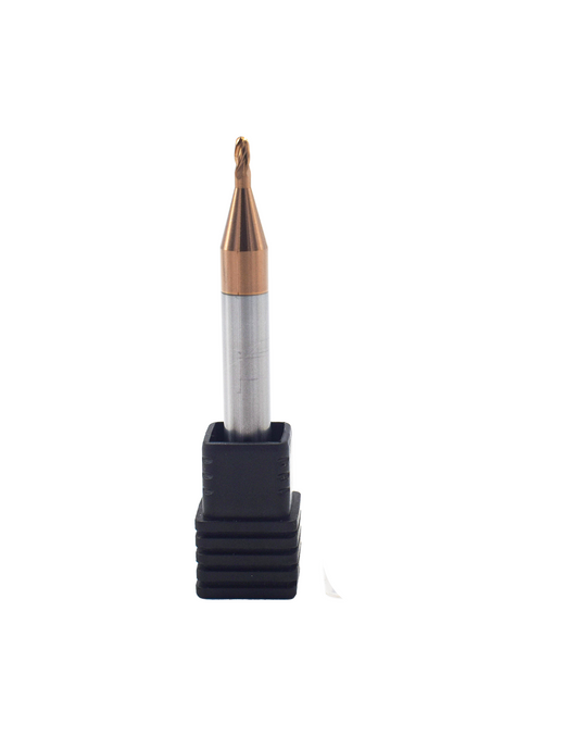 6mm Shank 2 mm ballnose 4 Flute 55 HRC pack of 1