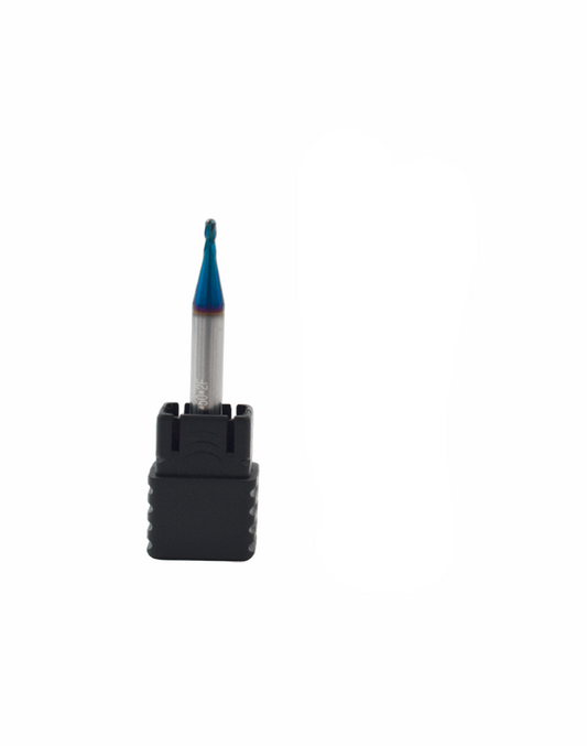 1.5 mm Carbide ballnose 65 HRC 2 Flutes PACK OF 1