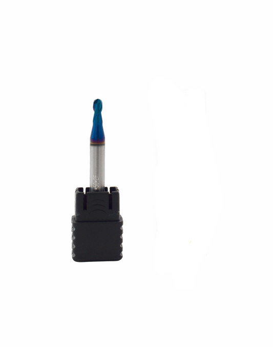 2.5 mm Carbide ballnose 65 HRC 2 Flutes PACK OF 1