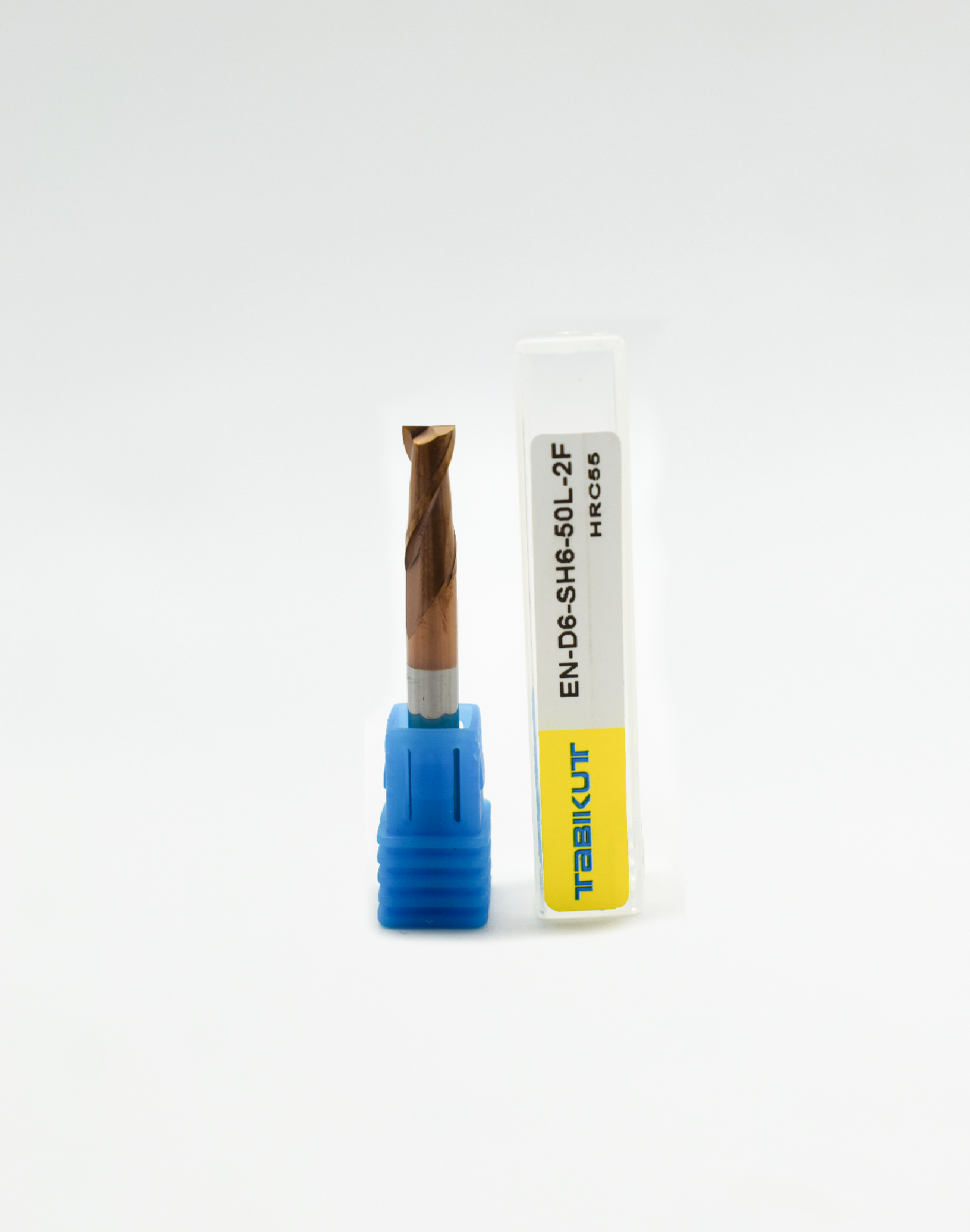 6 mm 2 flute cutter 45/55 hrc pack of 10