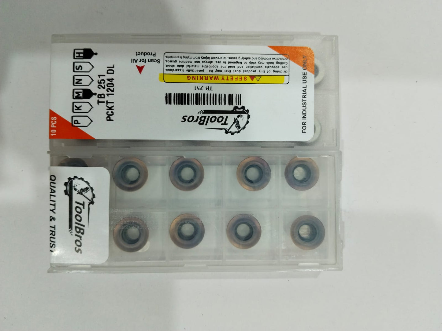 RPMT1204 MO T15  Get one Cutter Body 50 mm Free- Pack of 100 Pcs Inserts